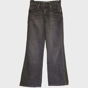 Urban Pipeline Boys 16R Charcoal Denim Straight Jeans, Adjustable Waist Cinch